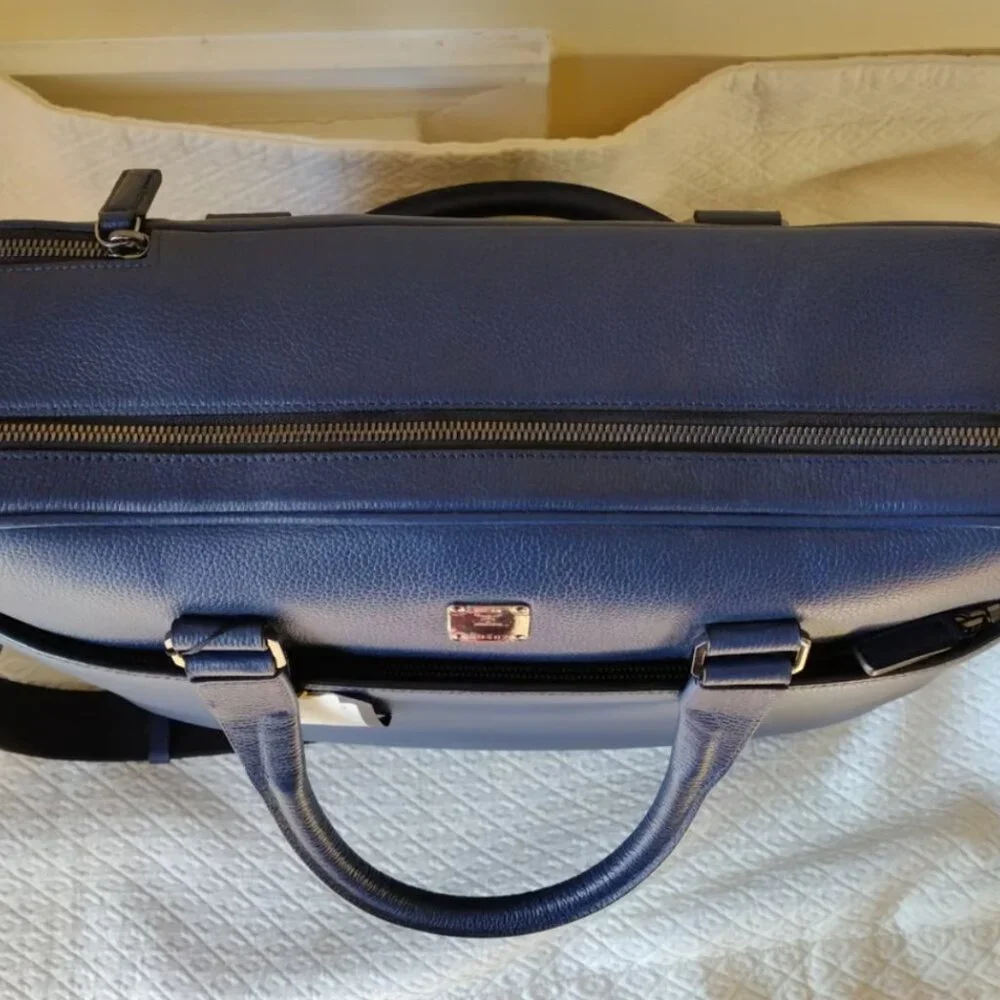 MCM Zip Briefcase/Messenger Bag